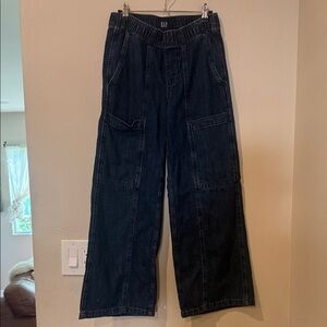 GAP Navy Blue Cargo Trousers XS Fit like a 28